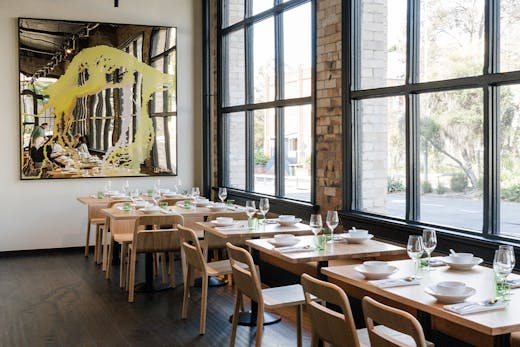 dining area at Shortgrain Brisbane