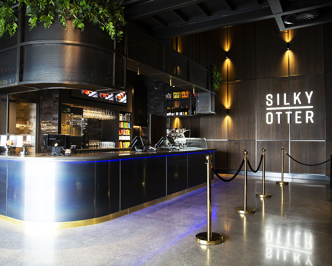 The foyer of Silky Otter in Orakei, one of the best cinemas in Auckland.