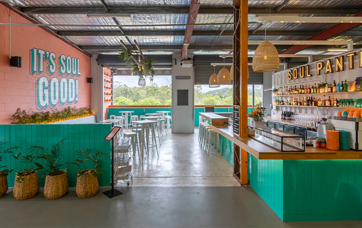 interior of a cafe from a different angle