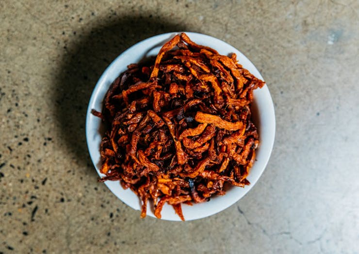 Caramelised carrots at South Dowling Sandwiches