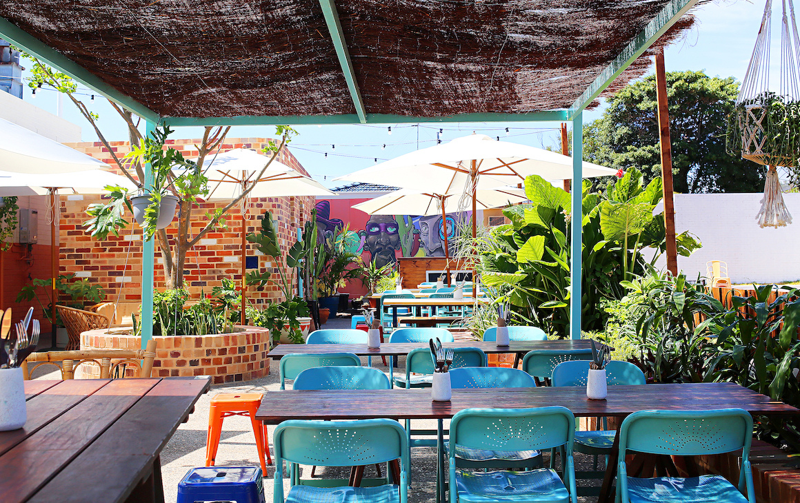 The leafy alfresco at La Cabana