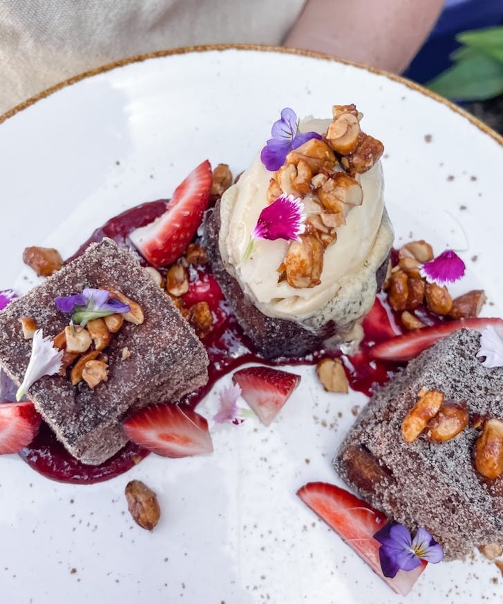 A sweet dish at Our Ruby Girl Cafe in Kensington