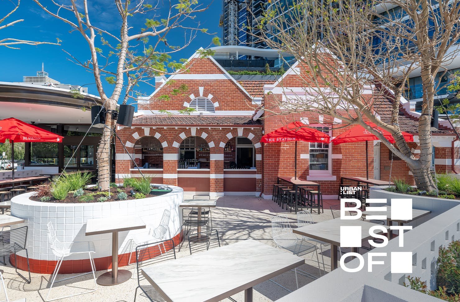 One of the best restaurants in South Perth, The Station