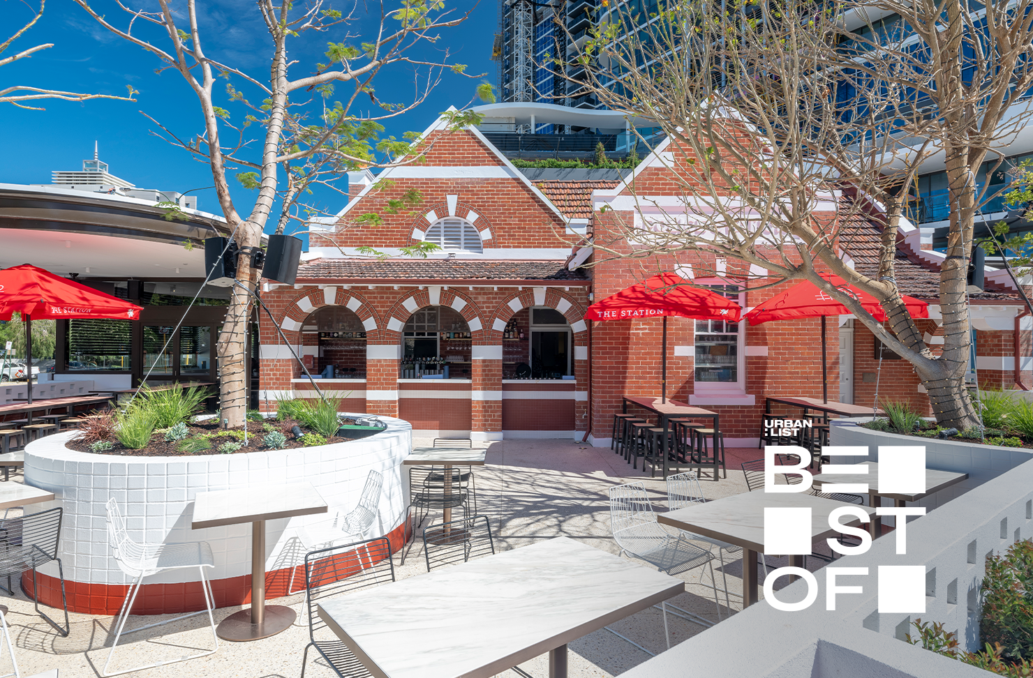 One of the best restaurants in South Perth, The Station