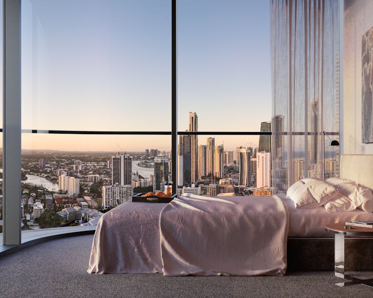 south beach bedroom
