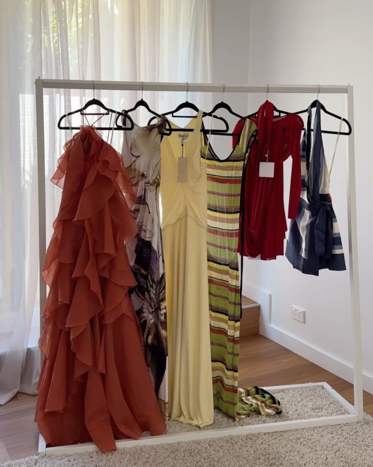 styled by charli sydney dress hire try ons