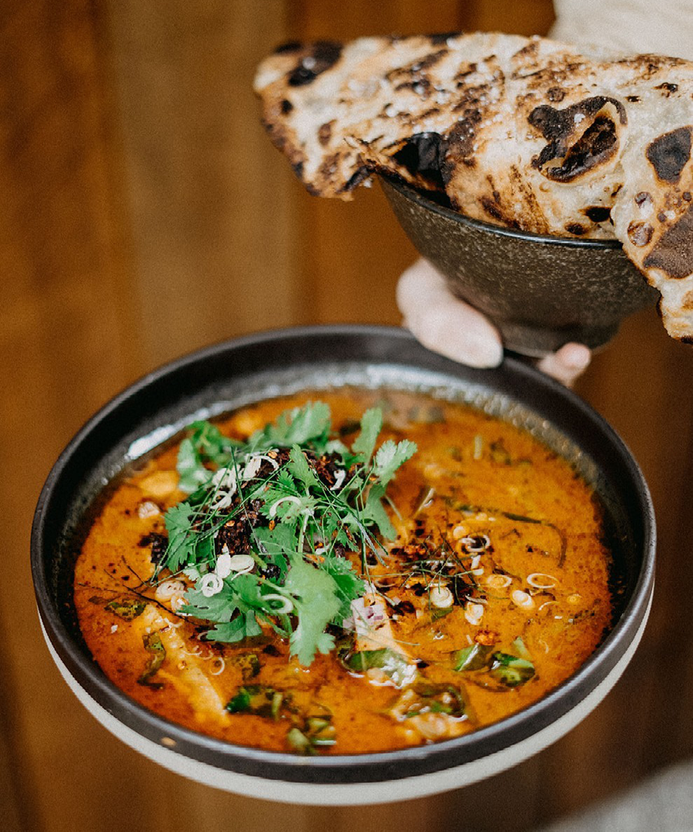 a curry at a noosa restaurant