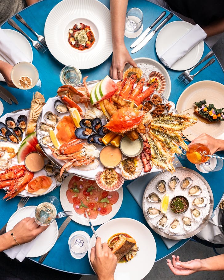 seafood platter at summer salt cronulla best seafood restaurant in sydney