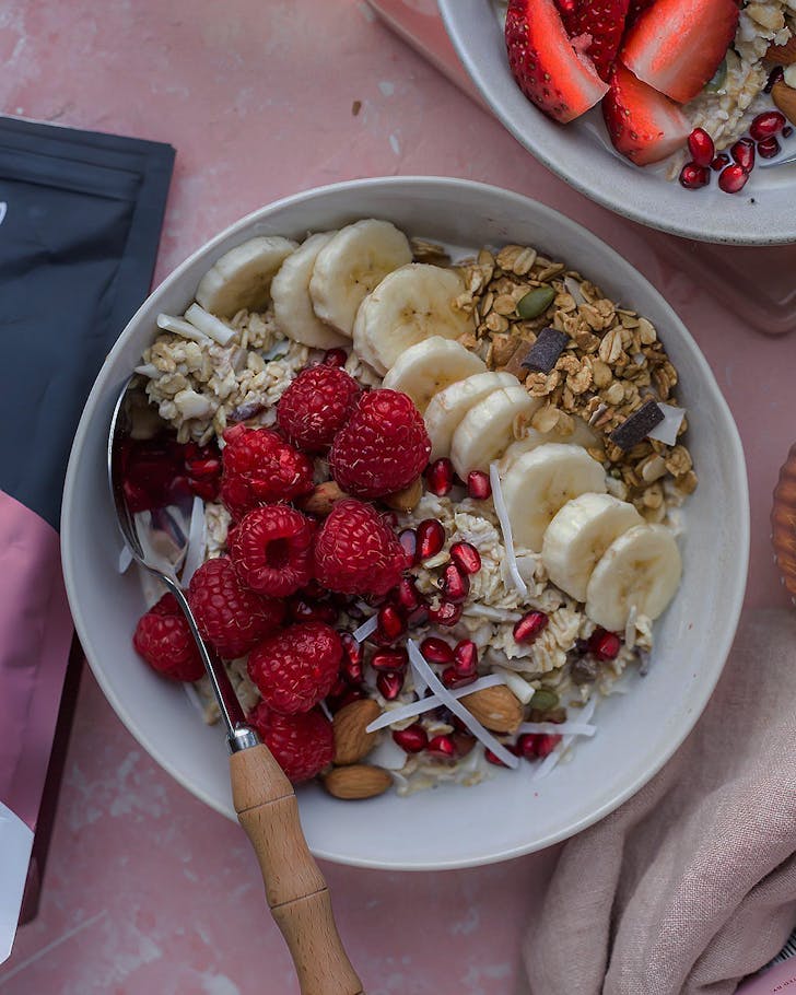 A delicious bowl of museli from Sunsol.