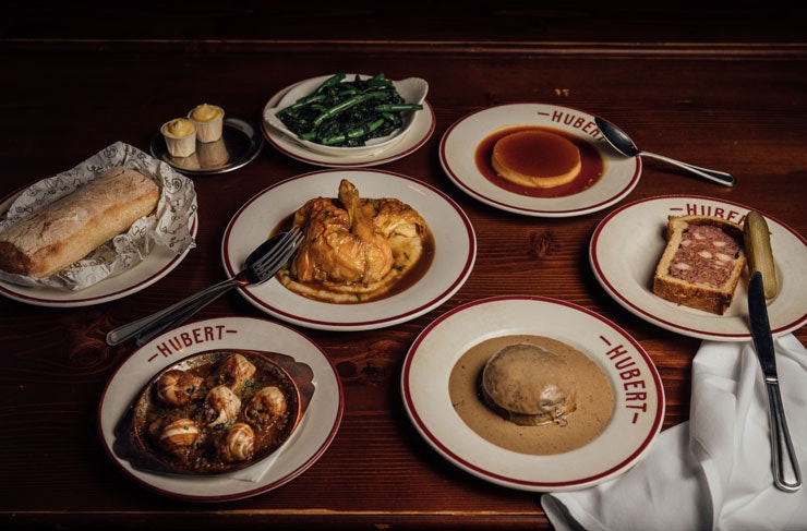 A French banquet from Restaurant Hubert