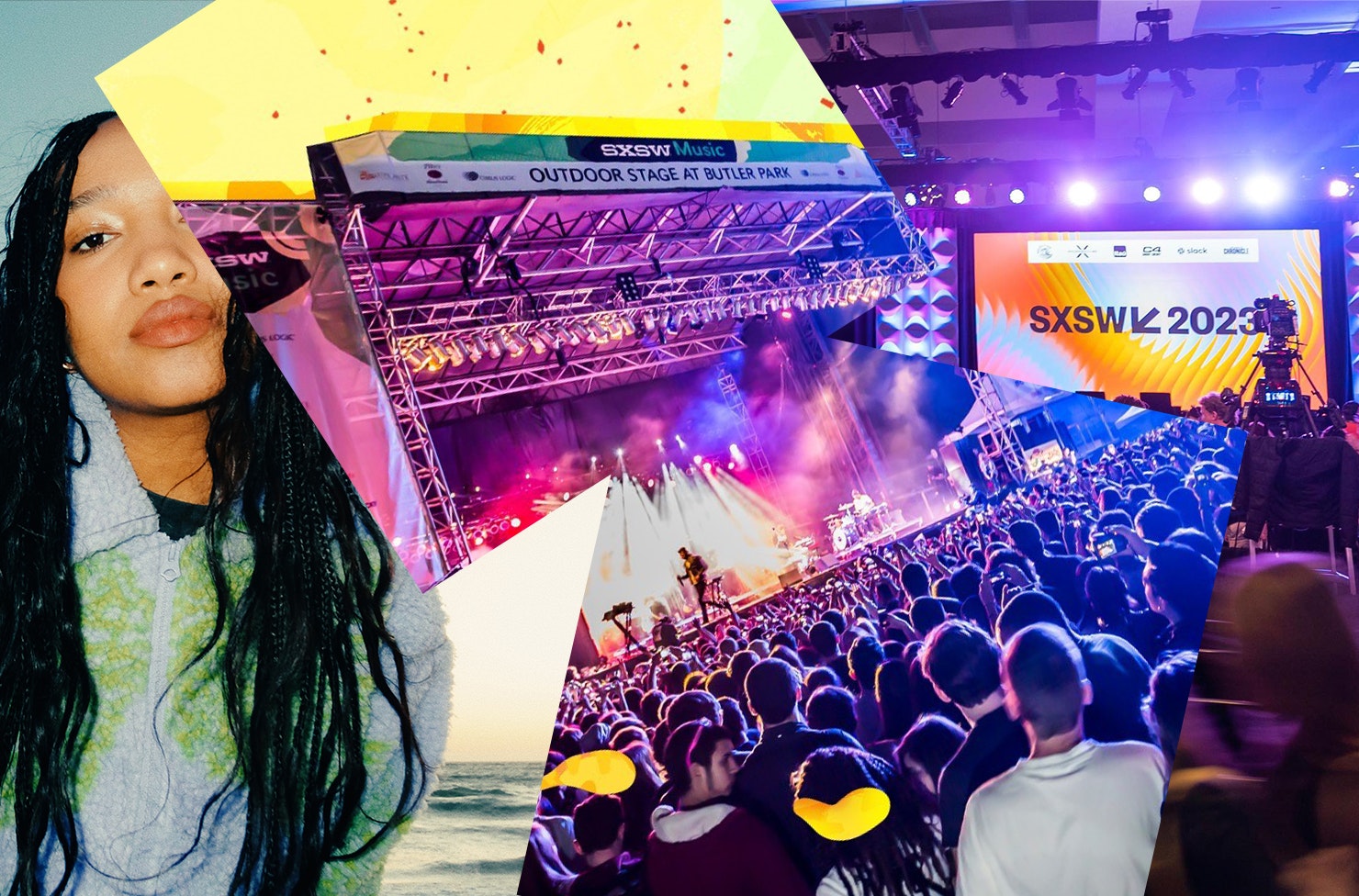 A collage of images from SXSW 
