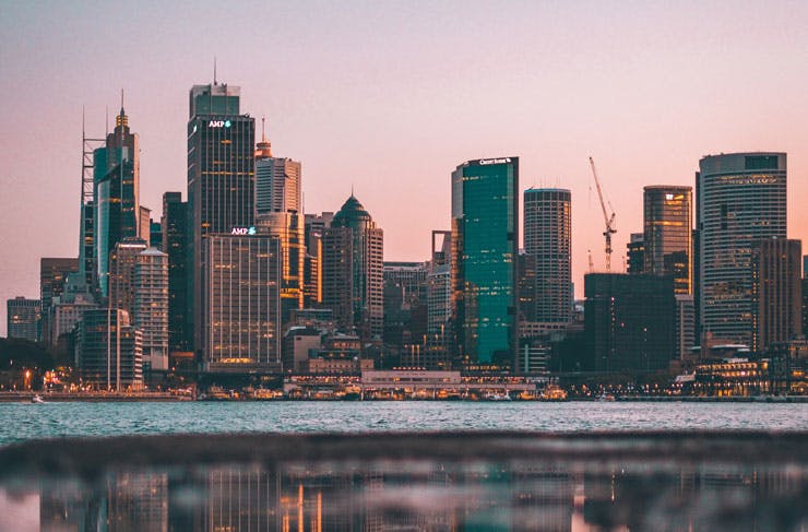 Sydney city skyline