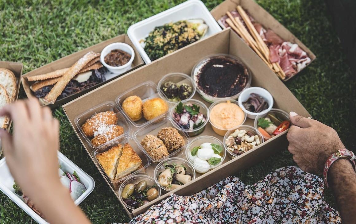 a takeaway grazing hamper from Garum in Perth