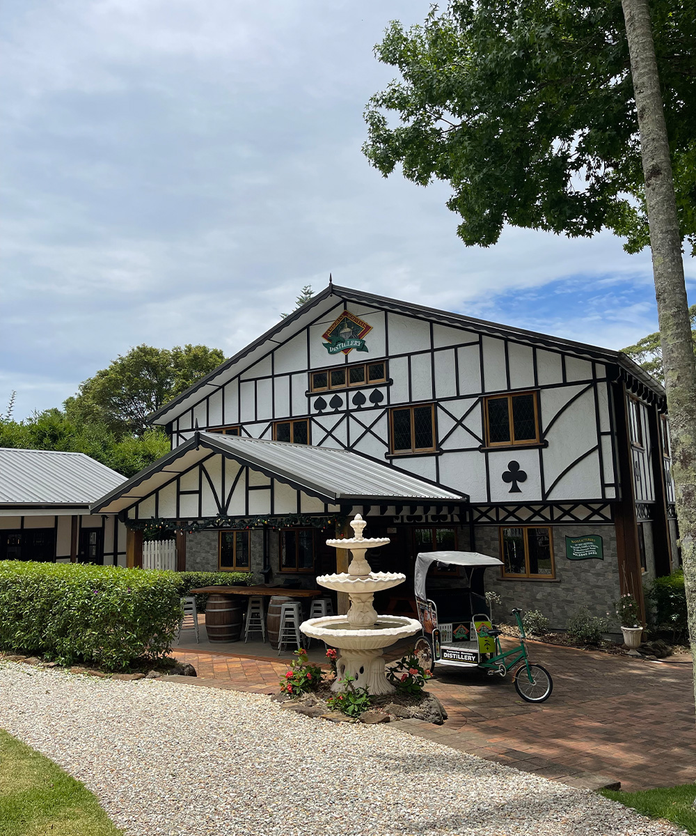 the exterior of tamborine distillery