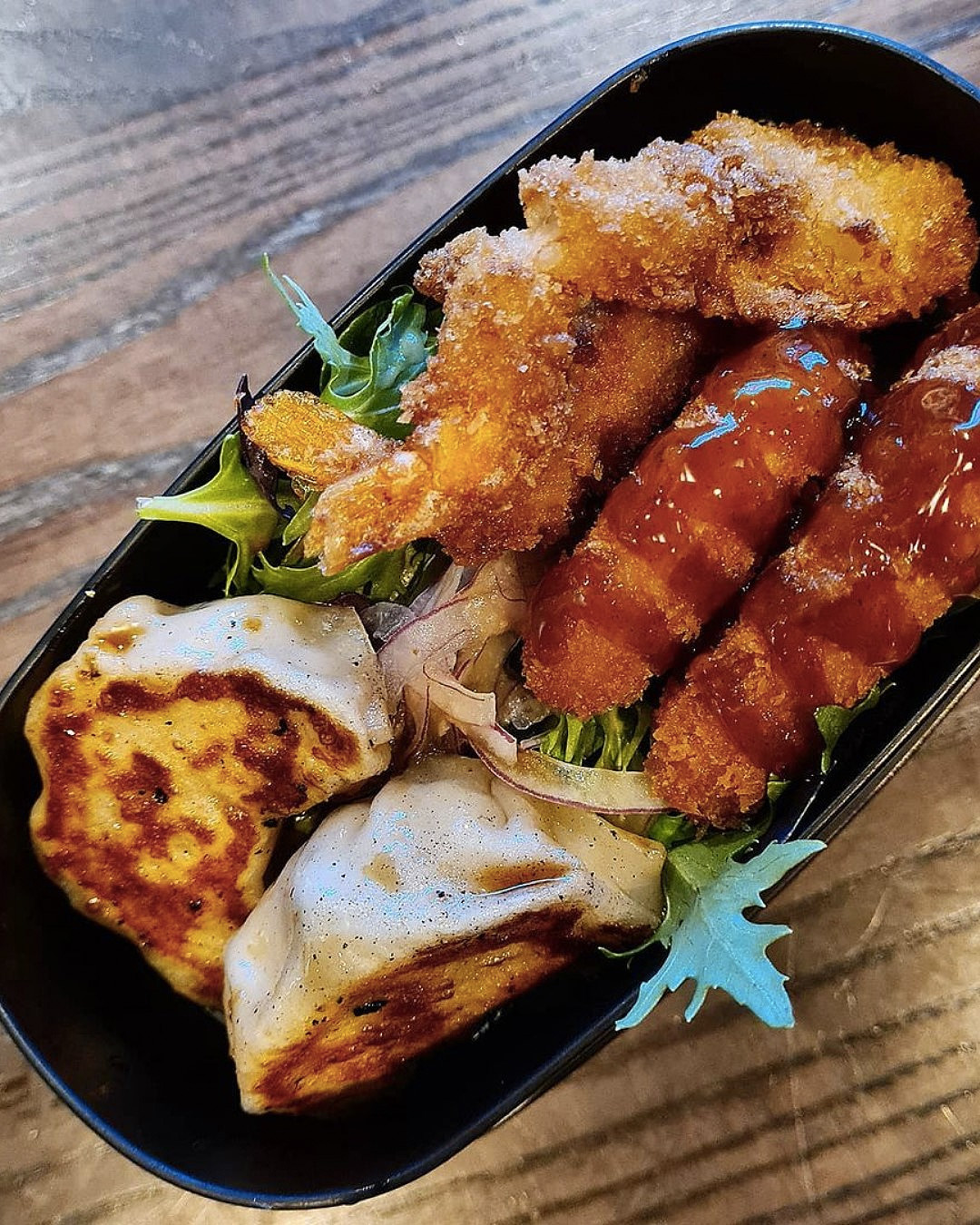 A bento box at Tanoshi.