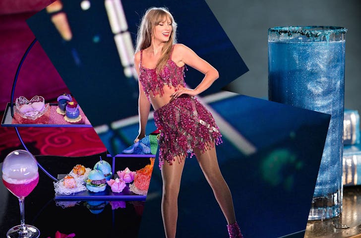A collage featuring taylor swift-inspired events happening in Sydney