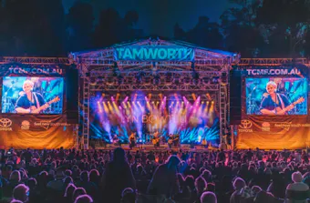 The stage at Tamworth Country Music Festival