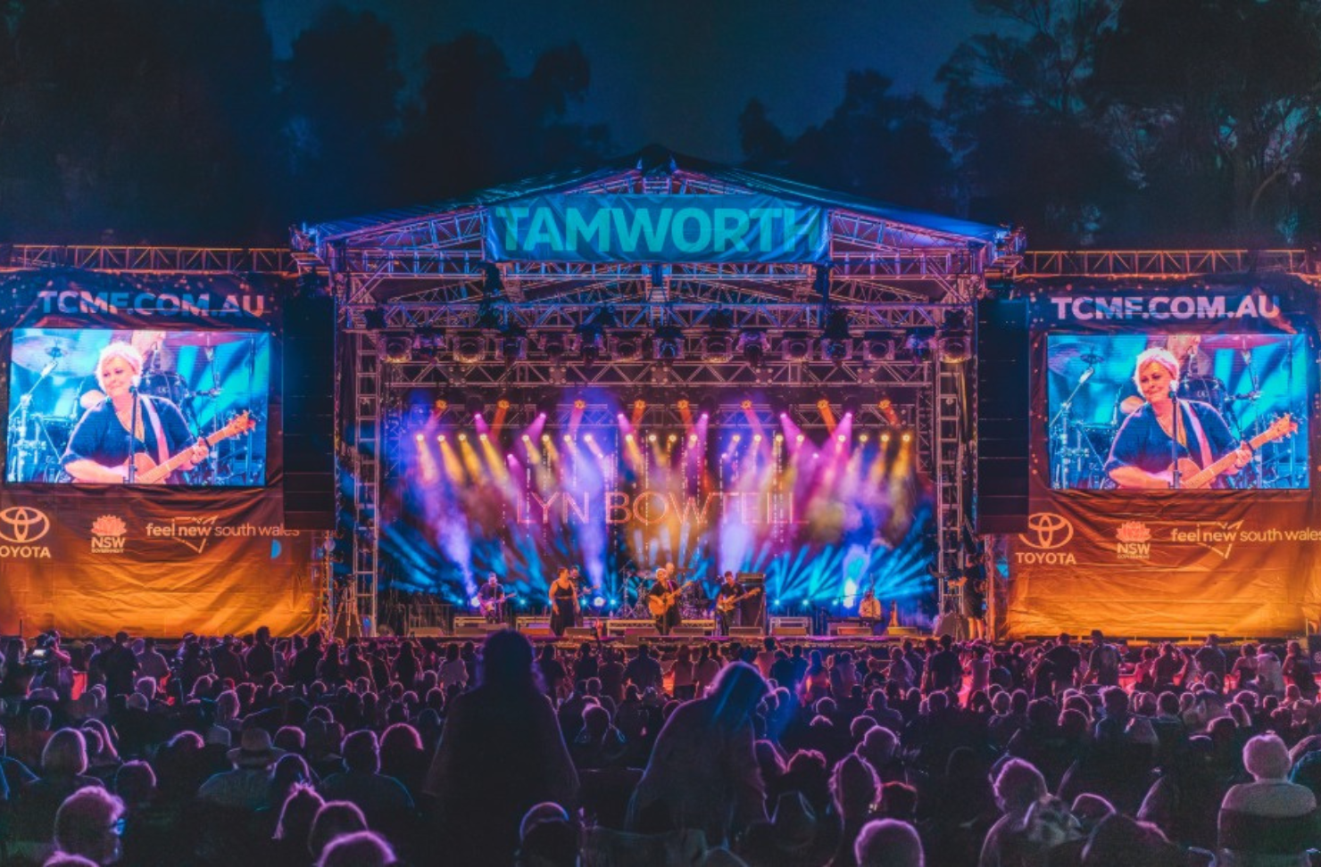 The stage at Tamworth Country Music Festival