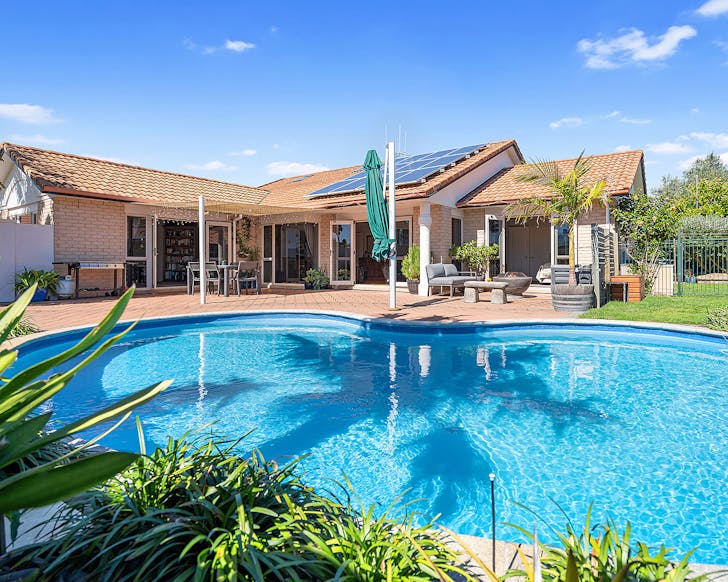 Massive pool at tepid pools palms paradise, one of the best airbnbs in Tauranga. 