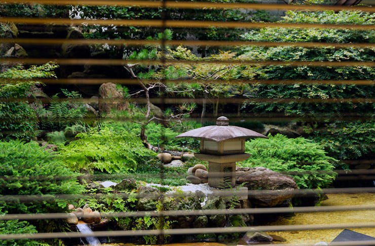 The Japanese garden at Tetsuya's 
