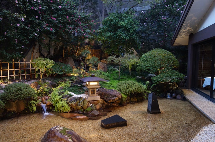 The Japanese garden at Tetsuya's 