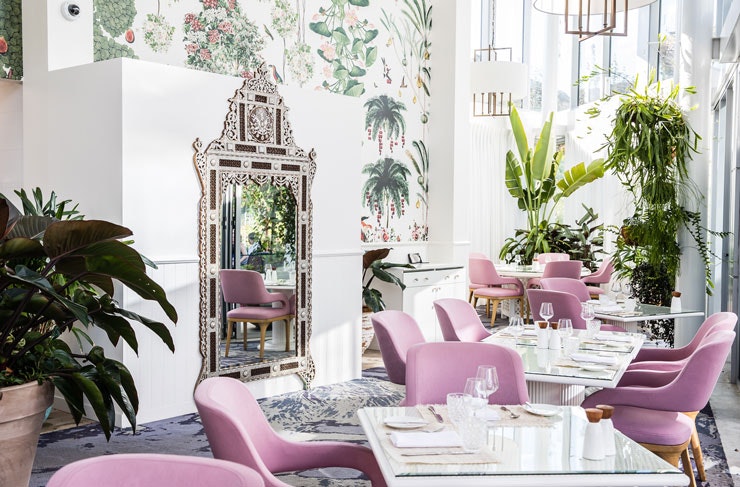 The interior at The Botanica in Vaucluse. 