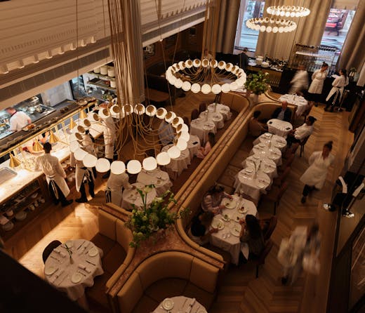 The dining room at The Charles Bar and Brasserie Sydney
