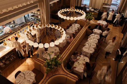 The dining room at The Charles Bar and Brasserie Sydney
