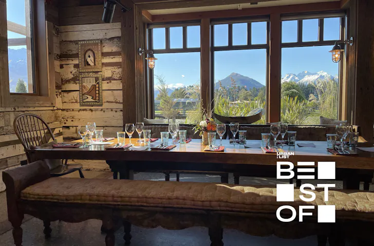 The dining room in Glenorchy, one of the best restaurants in Glenorchy.