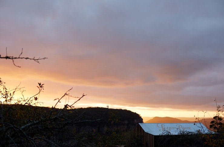 Sunset over the Blue Mountains