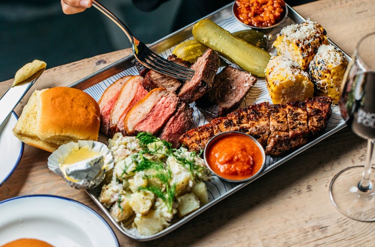 A meat try from The norfolk house and hotel