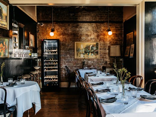 The upstairs bistro at The Old Fitz Wolloomooloo