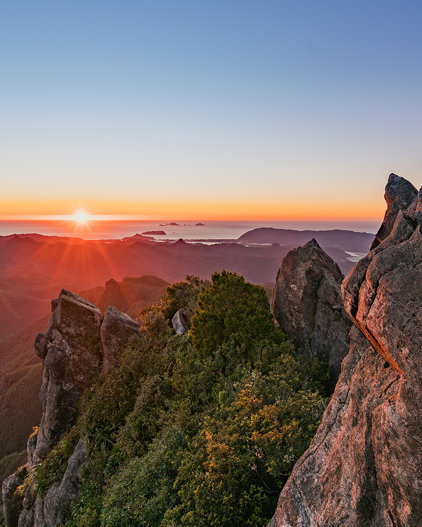 A view from the top of The Pinnacles. A rite of passage for anyone visiting The Coromandel.