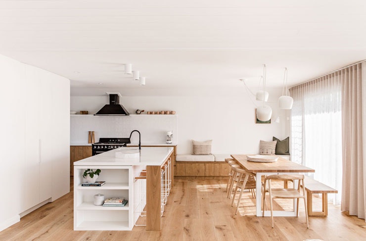 The Kitchen area at The Shore Gerringong. 
