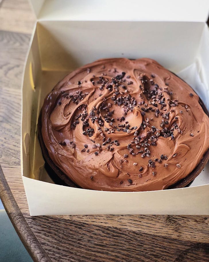 a chocolate mud pie