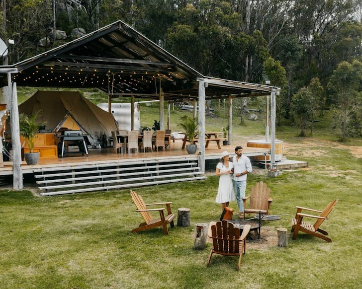 a glamping stay at huch in the hunter valley