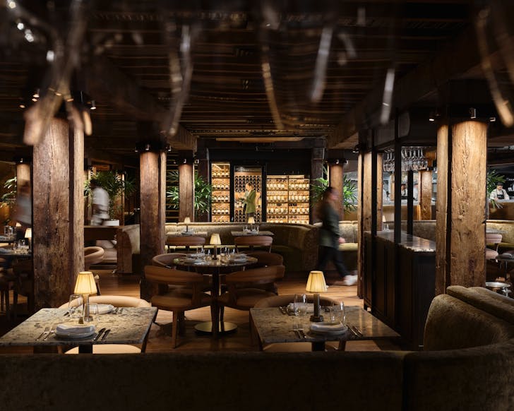 the historic dining room of the main restaurant at the collective in the rocks