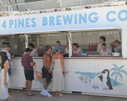 the espy 4 pines brewing co container bar 