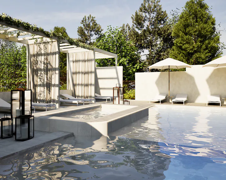 The pool at The Tamborine best accommodation Mount Tamborine