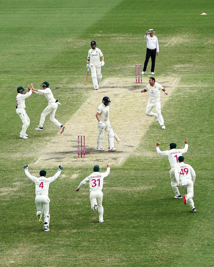 The Ashes celebration