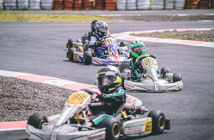 Kids go karting in Perth