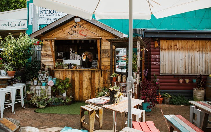 a food stall in maleny lane