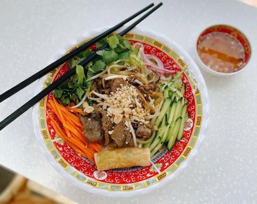 Vietnamese noodle bowl from Three Sisters Mount Lawley