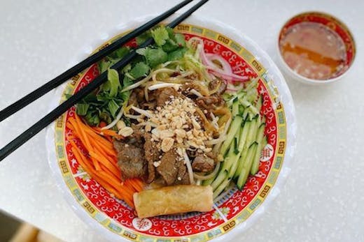 Vietnamese noodle bowl from Three Sisters Mount Lawley