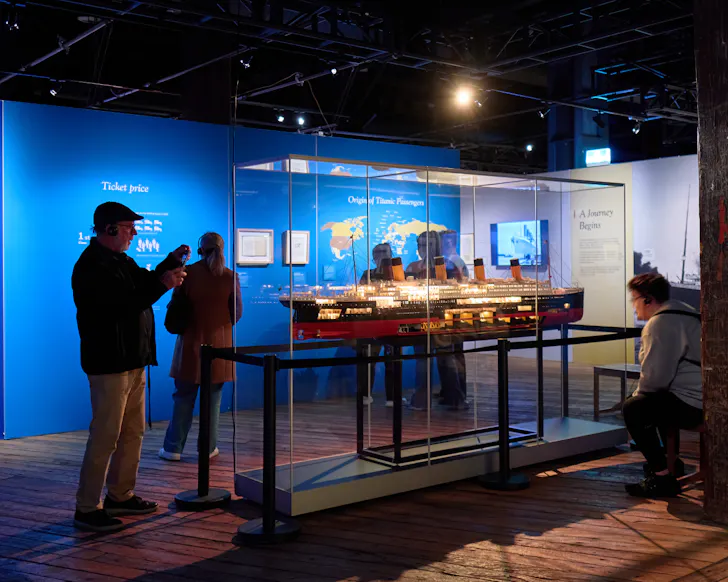 Titanic: The Human Story exhibit