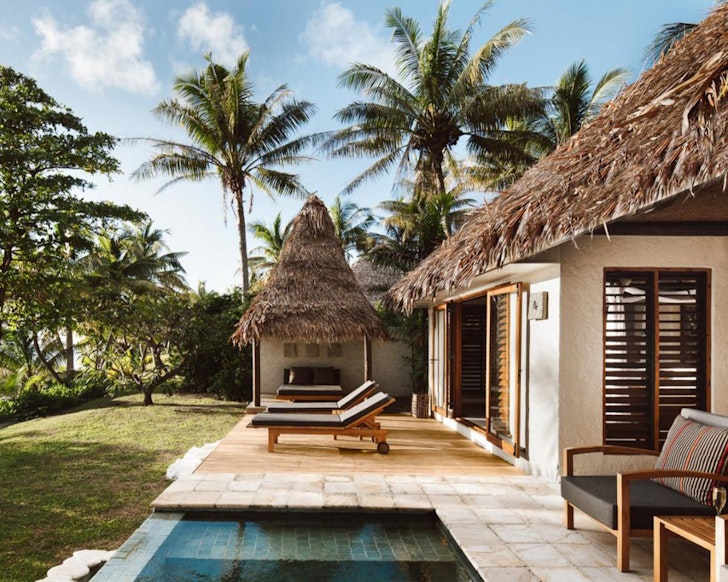 a pool room at tokoriki resort fiji