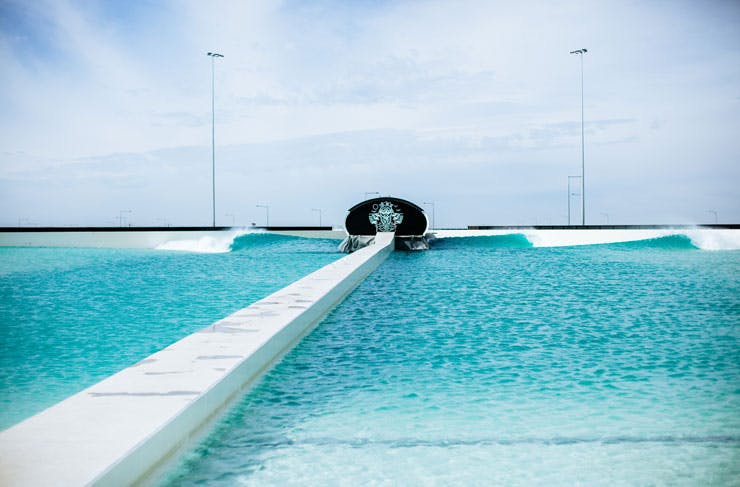 The wave pool at Urbansurf