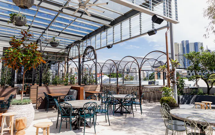 the rooftop of valley hops