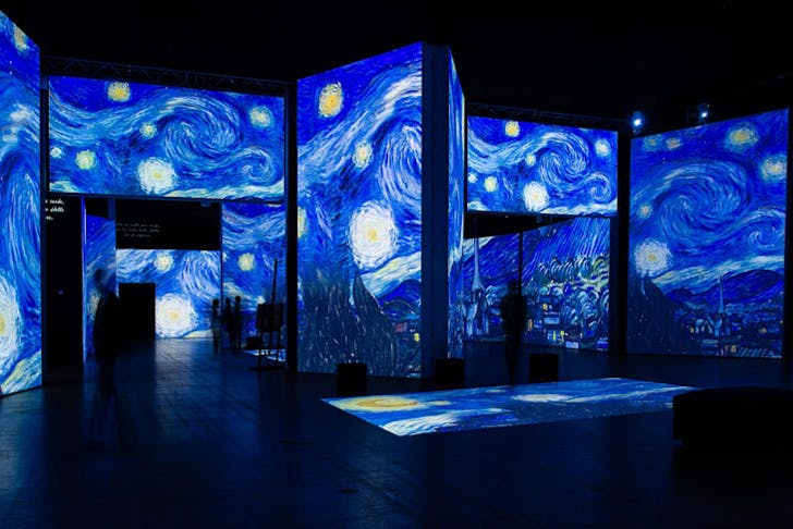 The exhibition, Van Gogh Alive. 