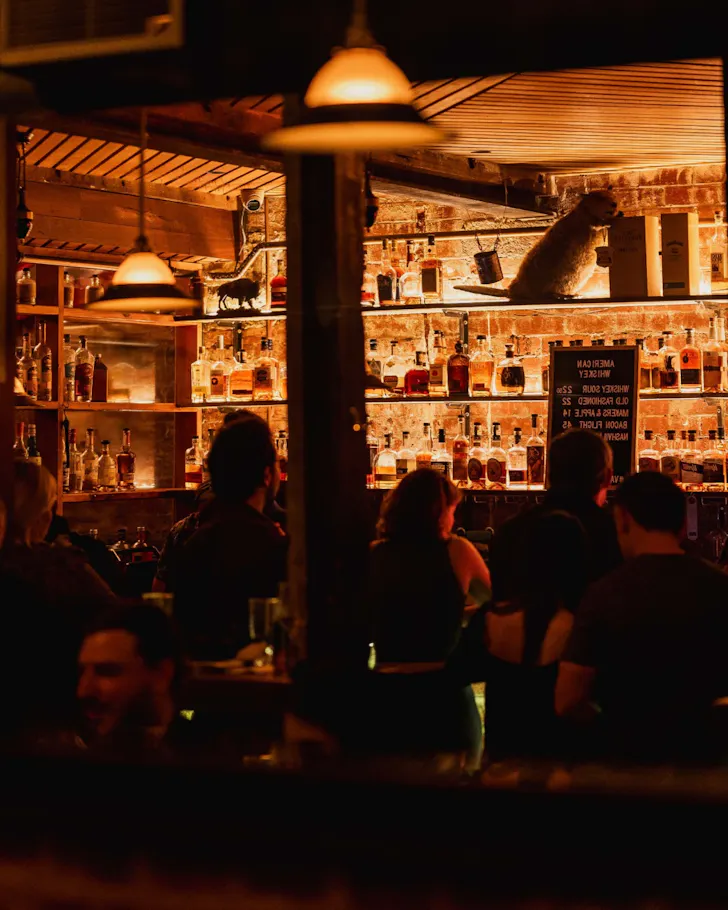 Inside the underground hidden bar, Varnish on King, in Broome